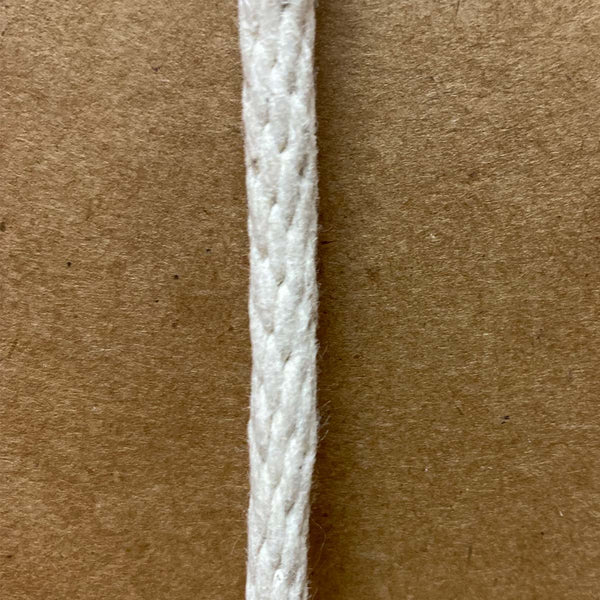 #7 Solid Braid Polished Cotton Sash Cord- 7/32