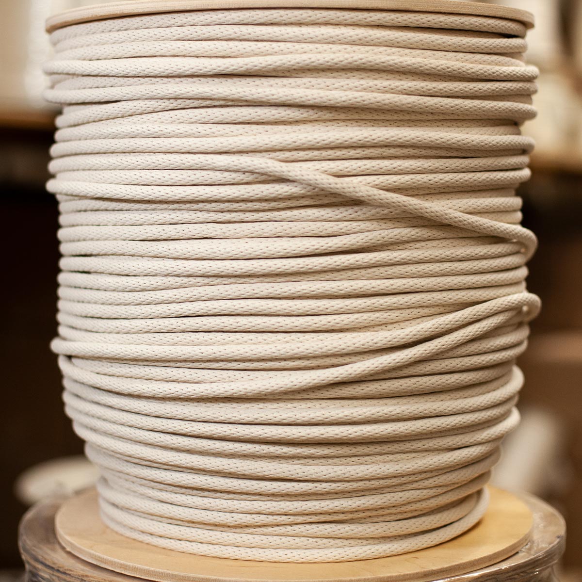 Solid Braid Cotton Sash Cord - 3/16 Inch Diameter X 100 Feet Long, Durable Rope For Awnings, Clotheslines & More