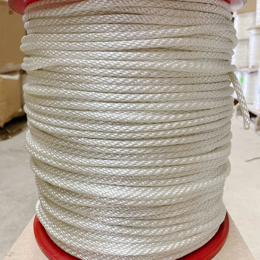 Ace 1/4 in x 100 ft White Solid Braided Cotton Cord