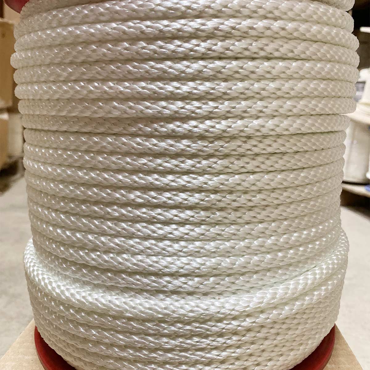 3/8 White Solid Braid Nylon – Phoenix Rope & Cordage