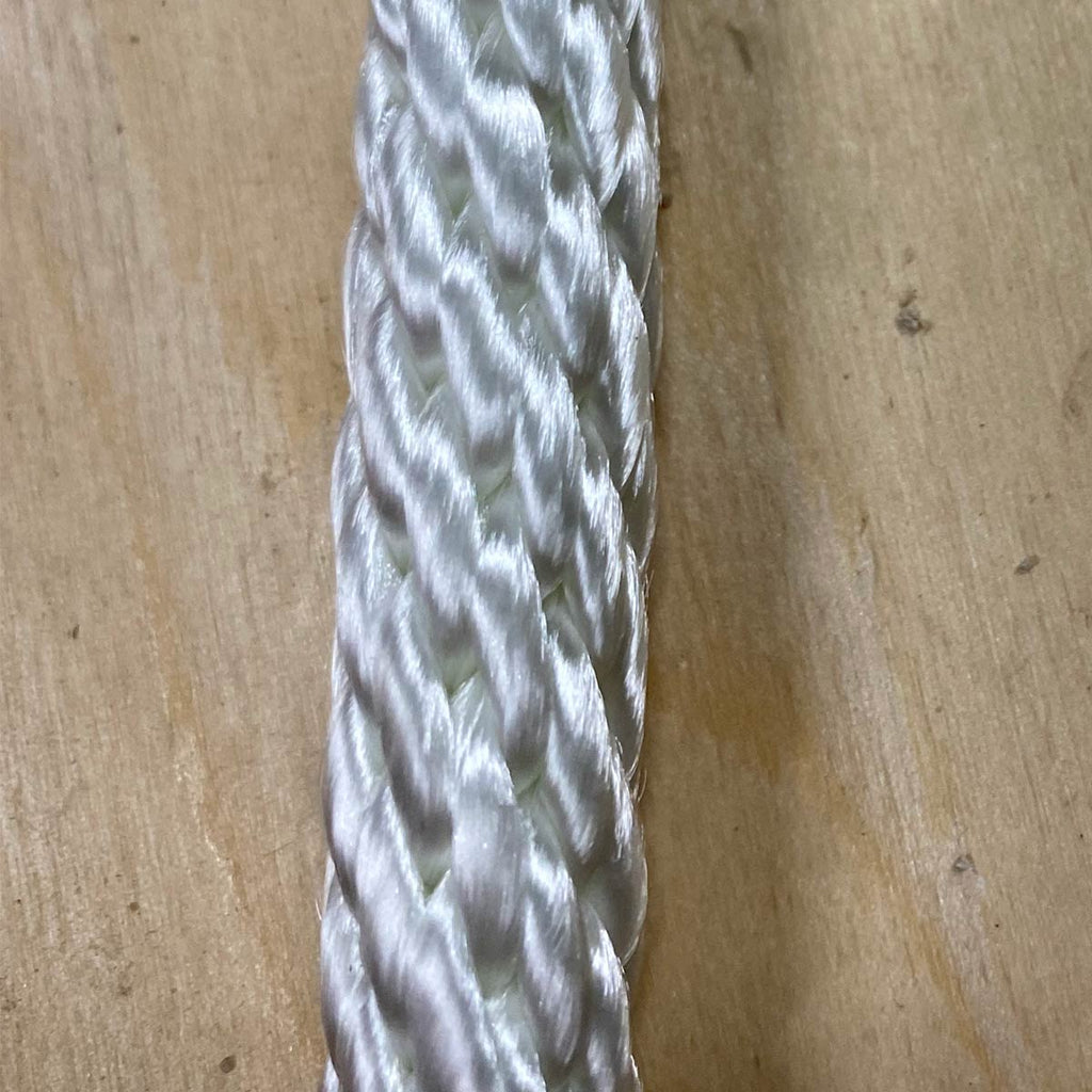 1/2 White Solid Braid Nylon – Phoenix Rope & Cordage