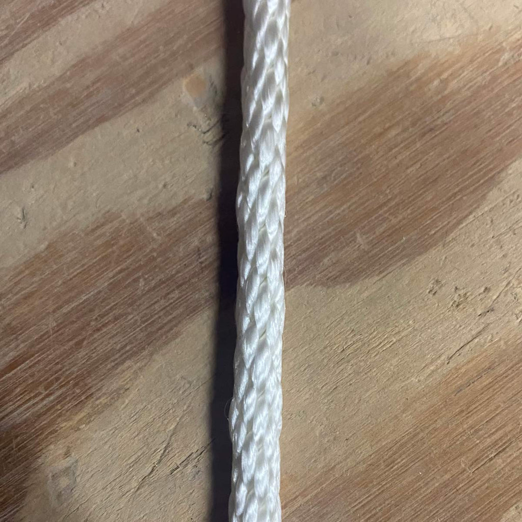 1/4 White Solid Braid Polyester Rope – Phoenix Rope & Cordage