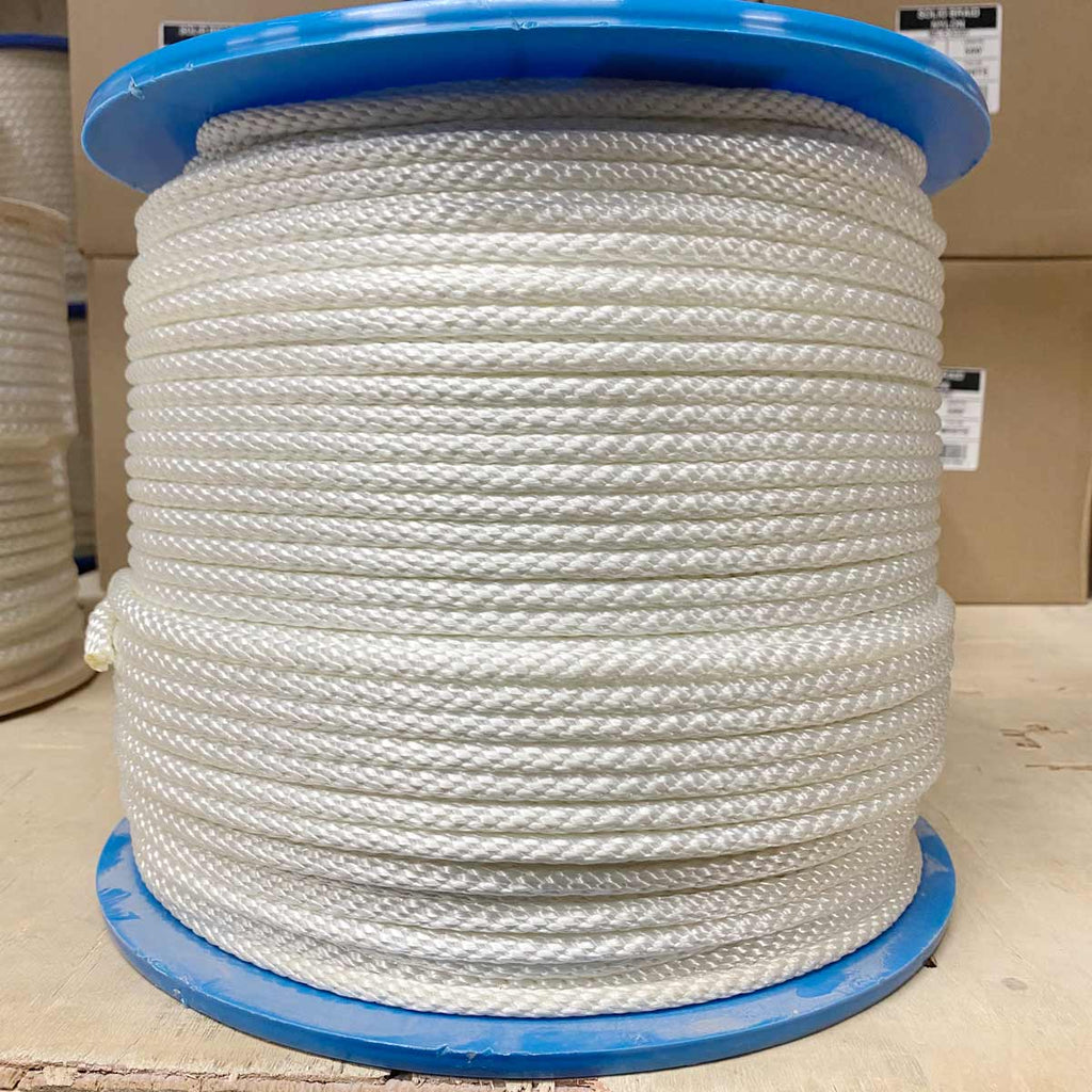 1/2 White Double Braid Polyester Rope - 600' Spool – Phoenix Rope & Cordage