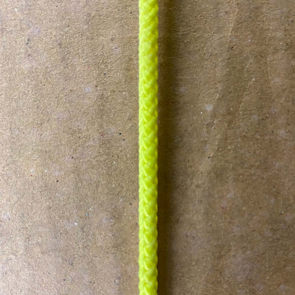 #4.5 Neon Yellow Diamond Braid Polyester - 1000' Spool