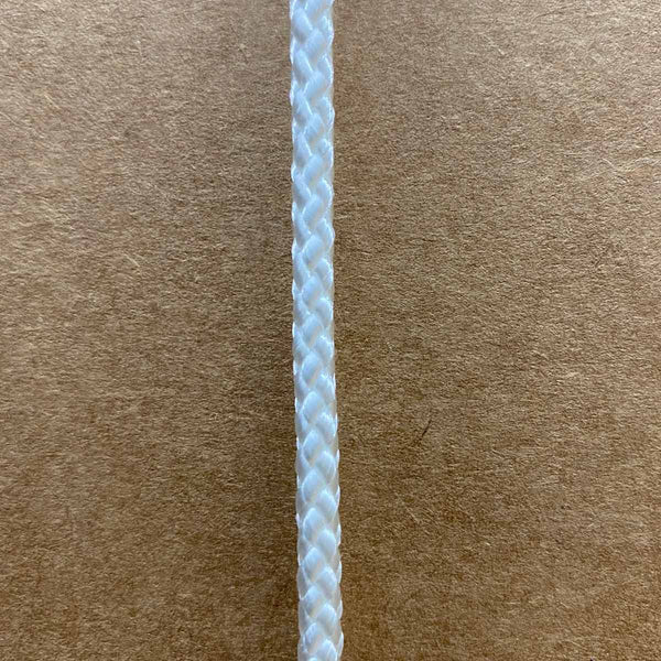 #5.5 White Diamond Braid Polyester - 1000' Spool
