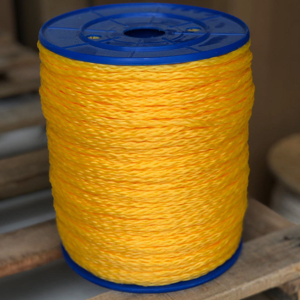 Yellow Polypropylene Rope | Hollow Braid Rope