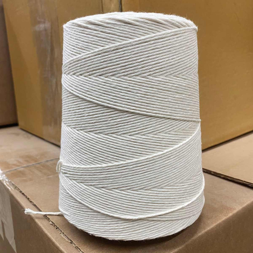 Cotton/Polyester Blend Twine 8's (12 Ply x 2LB Cone)