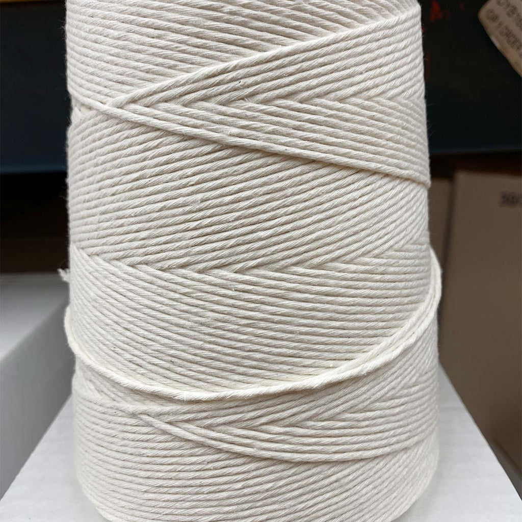 Cotton/Polyester Blend Twine 8's - (16 Ply x 2LB Cone)