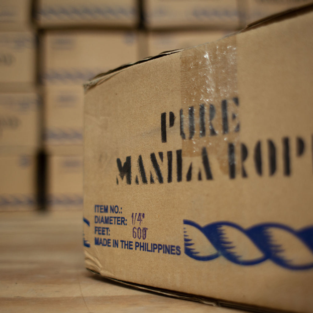 Natural Manila Rope (1/4" - 3/4" Boxed)